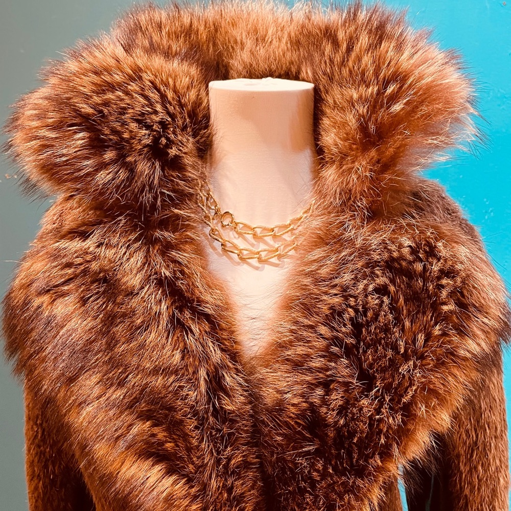 Vintage Pierre Cardin Boutique Furs - Leather & Fur Coat